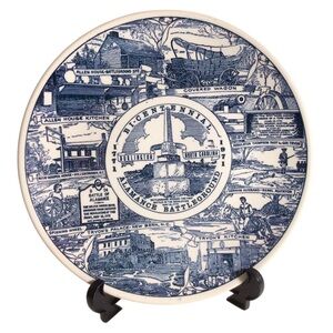 Alamance Battleground  Bi-centennial Decorative Plate Kettlesprings Kilns